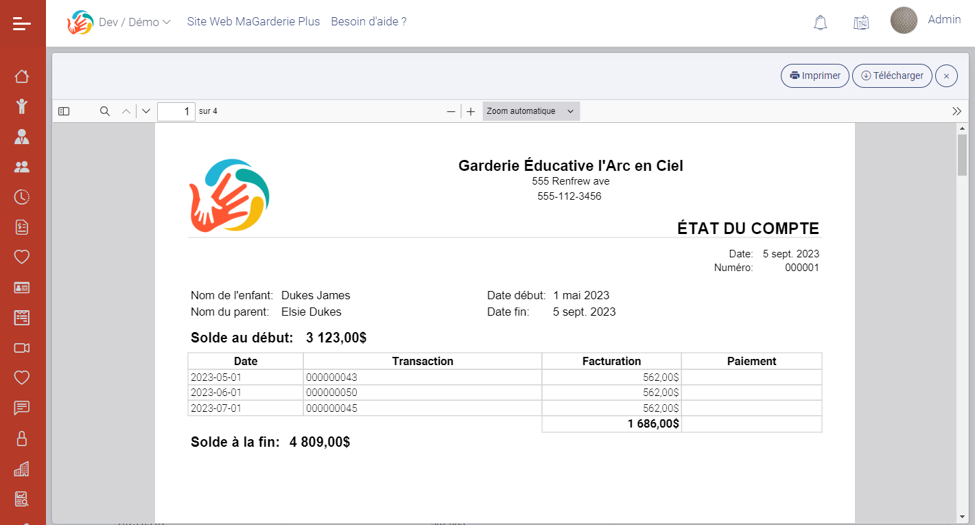 MaGarderie Plus Update