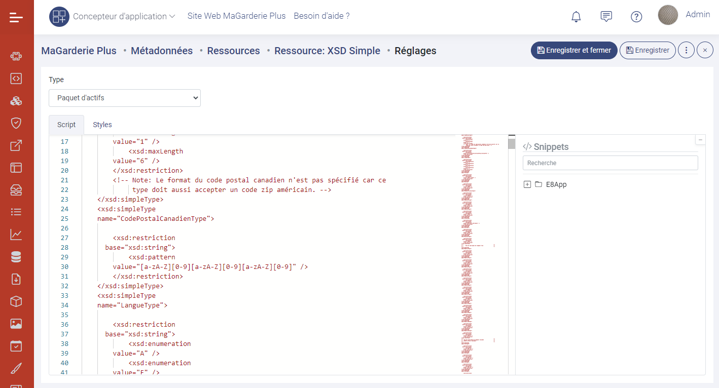 New 2023.1 XSD schemas have been added to the MaGarderie Plus App New 2023.1 XSD schemas have been added to the MaGarderie Plus App